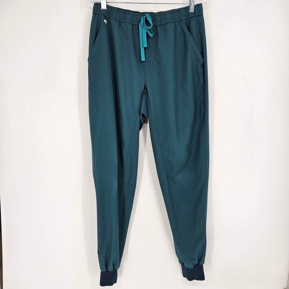 Figs Scrub Pants Mens Medium Tansen Jogger Healthcare Caribbean Blue FIONlite